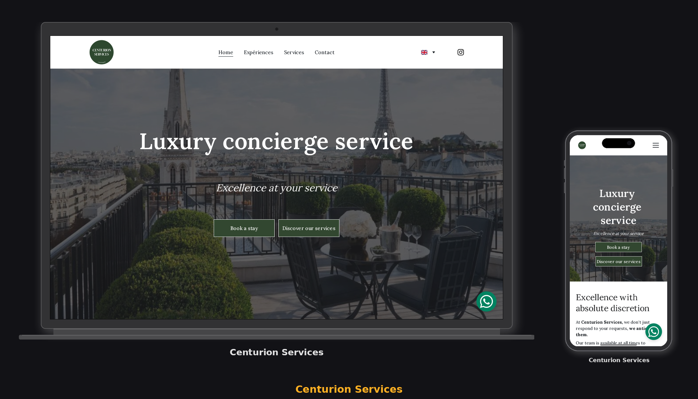 Aperçu du projet Concierge Luxe