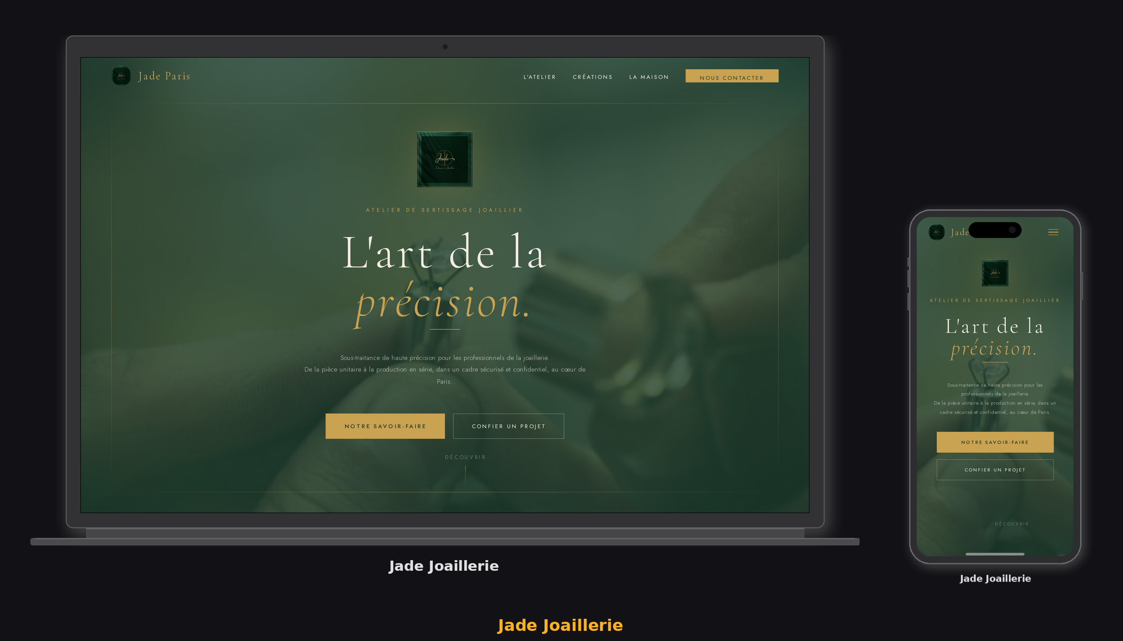 Aperçu du projet Jade Paris