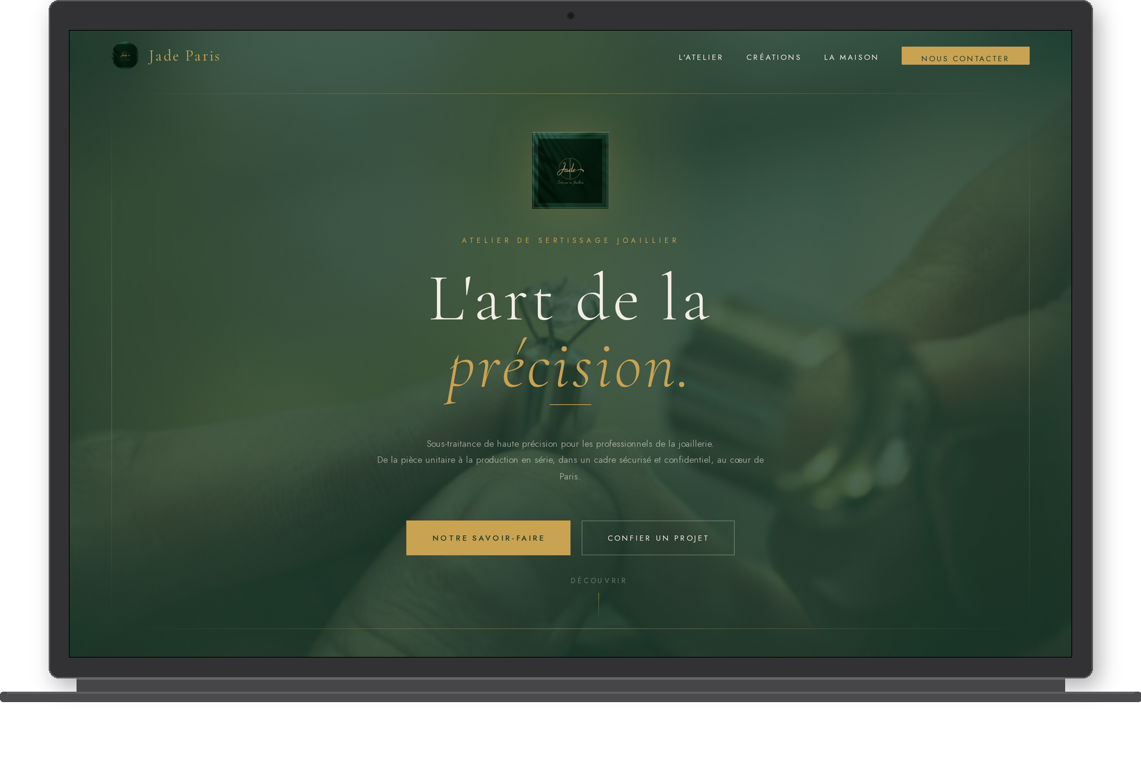 Jade Paris : Version Desktop