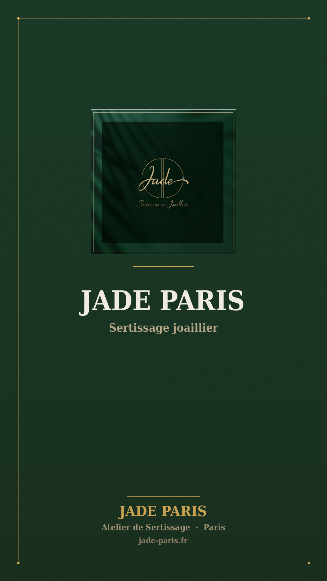 Story Instagram Jade Paris : Coulisses Atelier